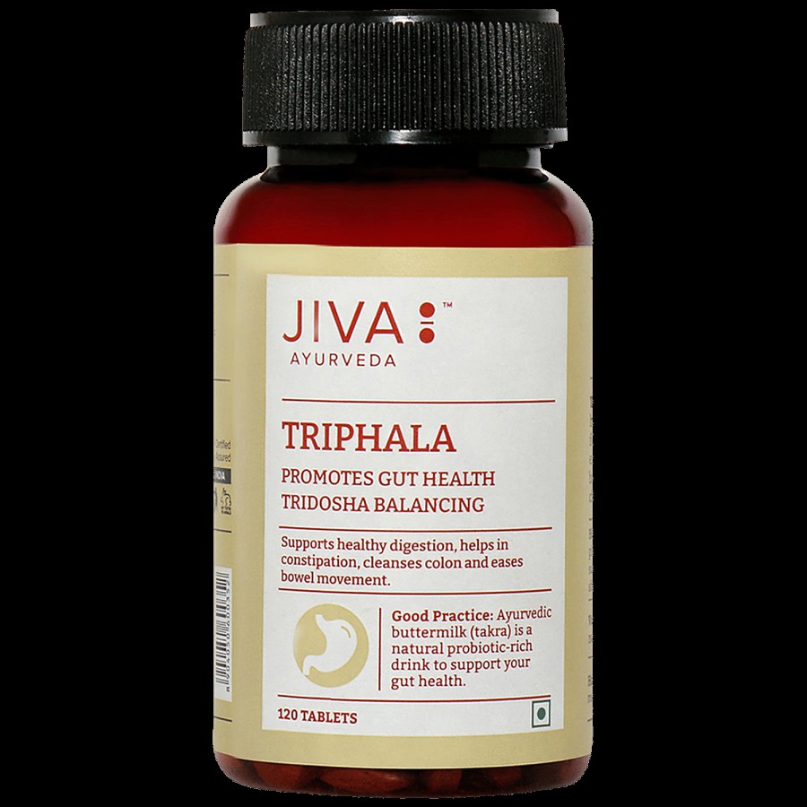 Jiva Ayurveda Triphala Tablet - Improves Gut Health