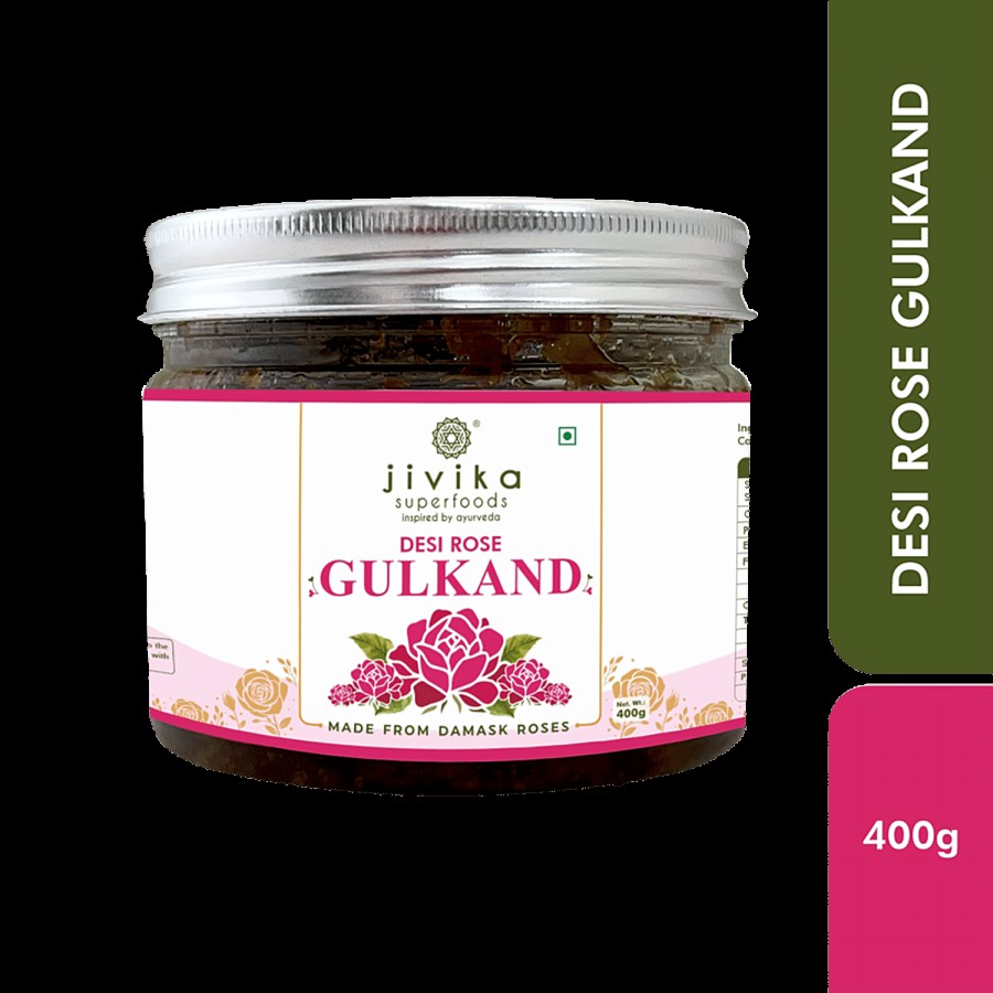 Jivika Naturals Desi Rose Gulkand - Sweet