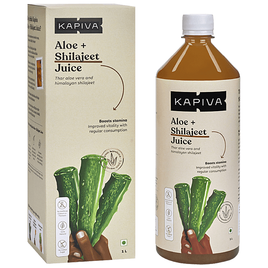 Kapiva Aloe + Shilajeet Juice - Stamina Booster