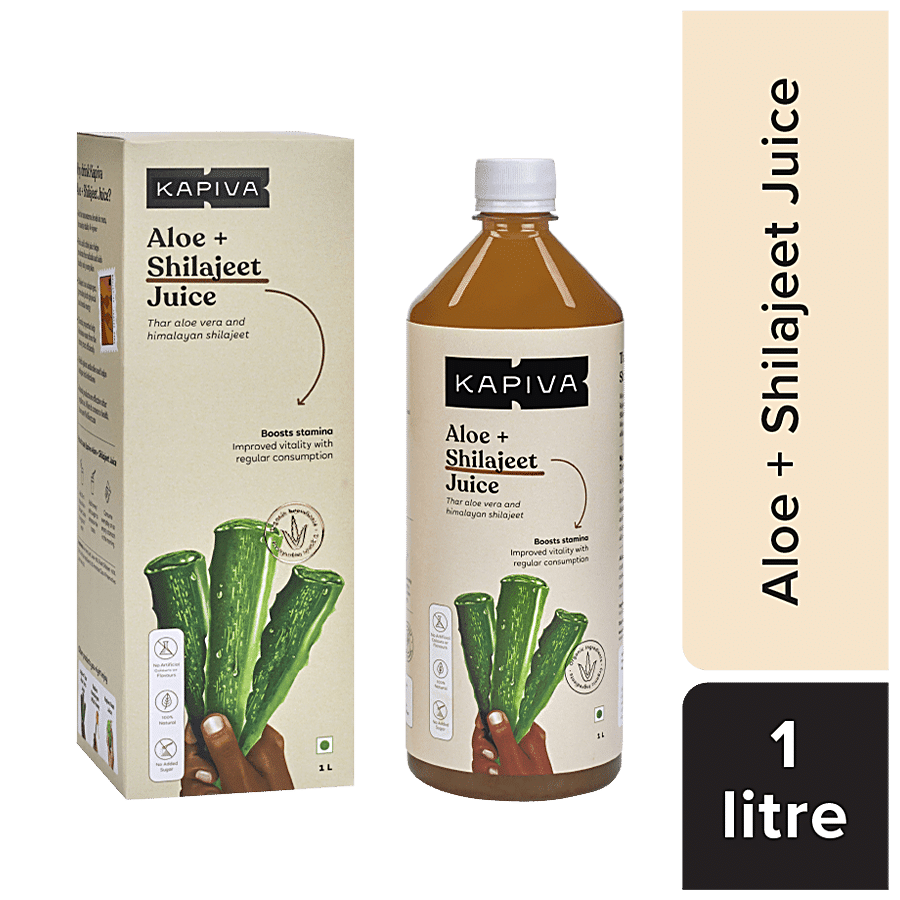 Kapiva Aloe + Shilajeet Juice - Stamina Booster