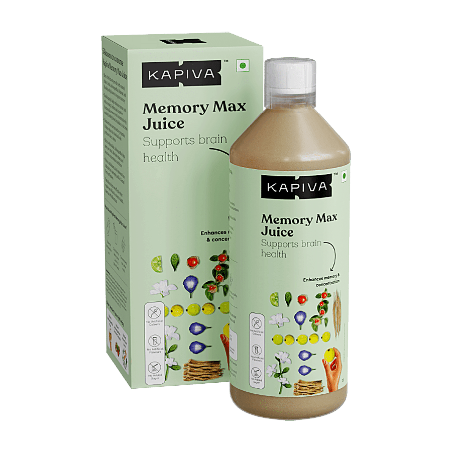 Kapiva Memory Max Juice - Enhances Memory & Supports Brain Health