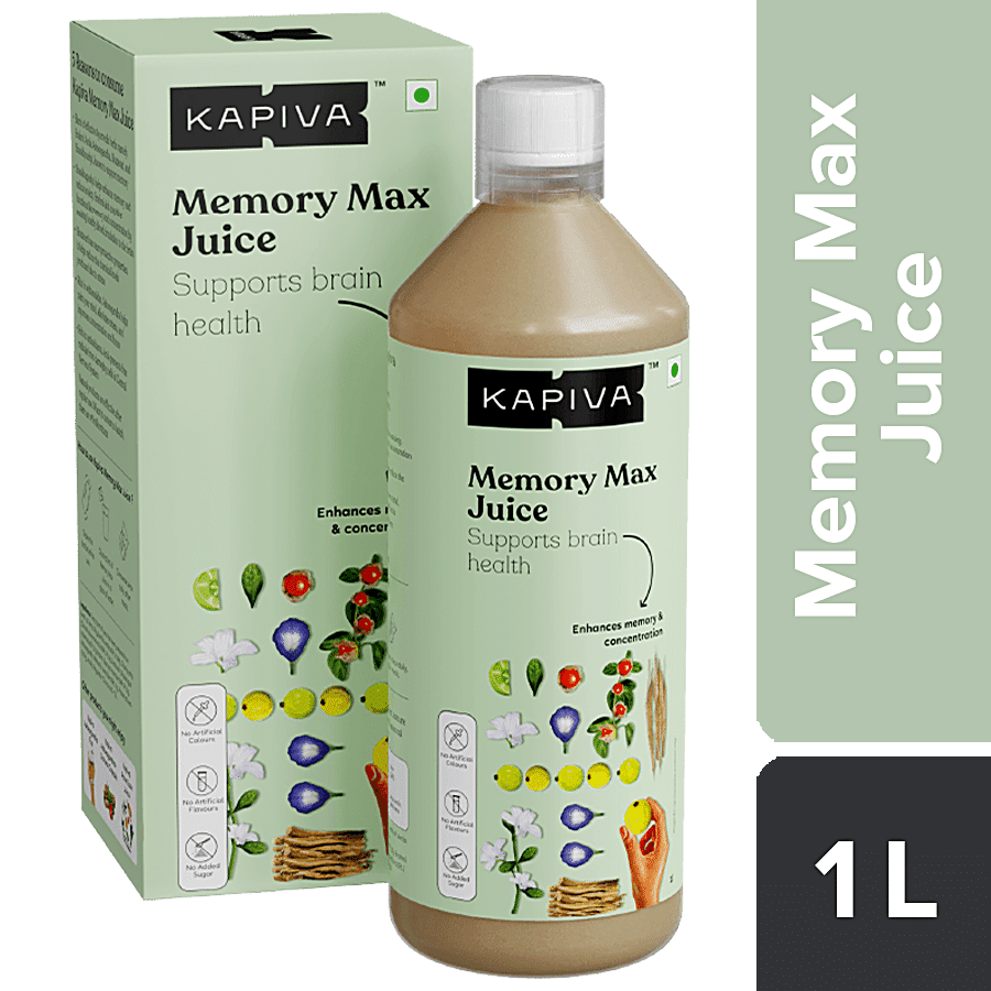 Kapiva Memory Max Juice - Enhances Memory & Supports Brain Health