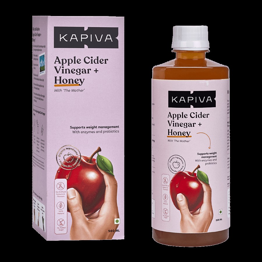 Kapiva Apple Cider Vinegar + Honey with Mother