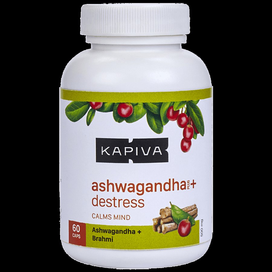 Kapiva Ashwagandha Capsules - Enhances Memory