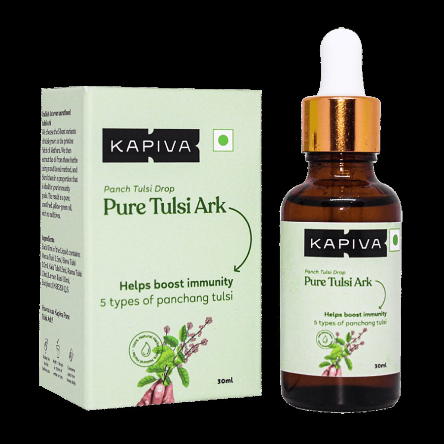 Kapiva Pure Tulsi Ark - Helps Boost Immunity