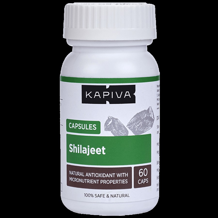 Kapiva Shilajeet Capsules - Boosts Stamina & Calms Your Mind