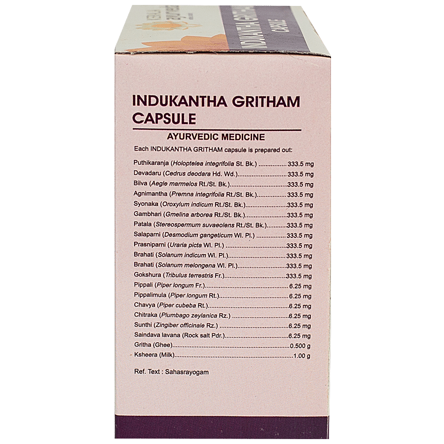 Kerala Ayurveda Indukantha Gritham Capsules