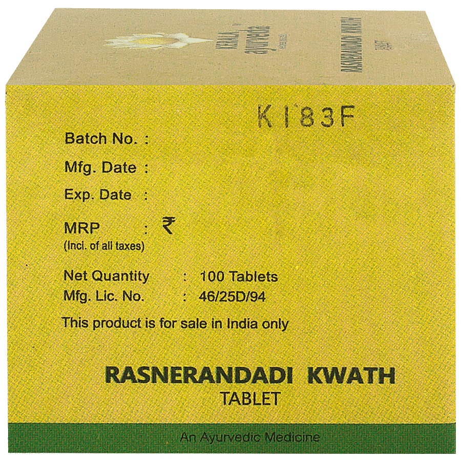 Kerala Ayurveda Rasnerandadi Kwath