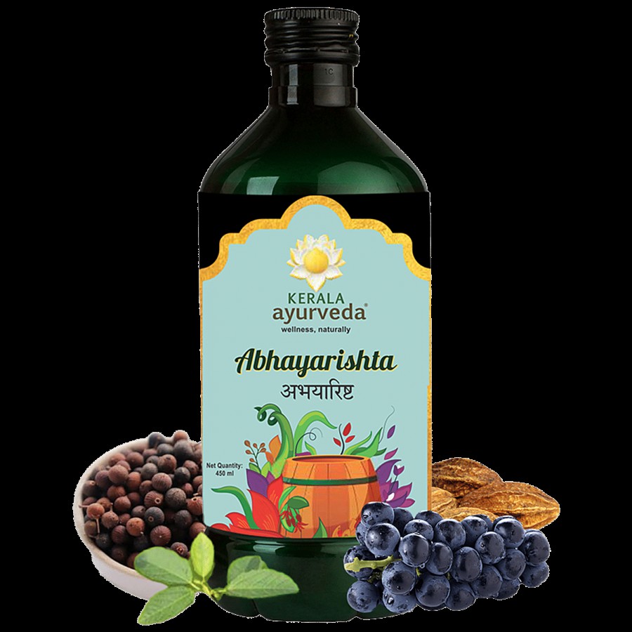 Kerala Ayurveda Abhayarishta Tonic - Safe & Natural