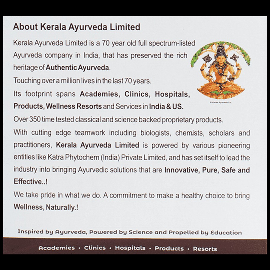 Kerala Ayurveda Ksheerabala 101 Avarti Capsule - For Healthy Joints