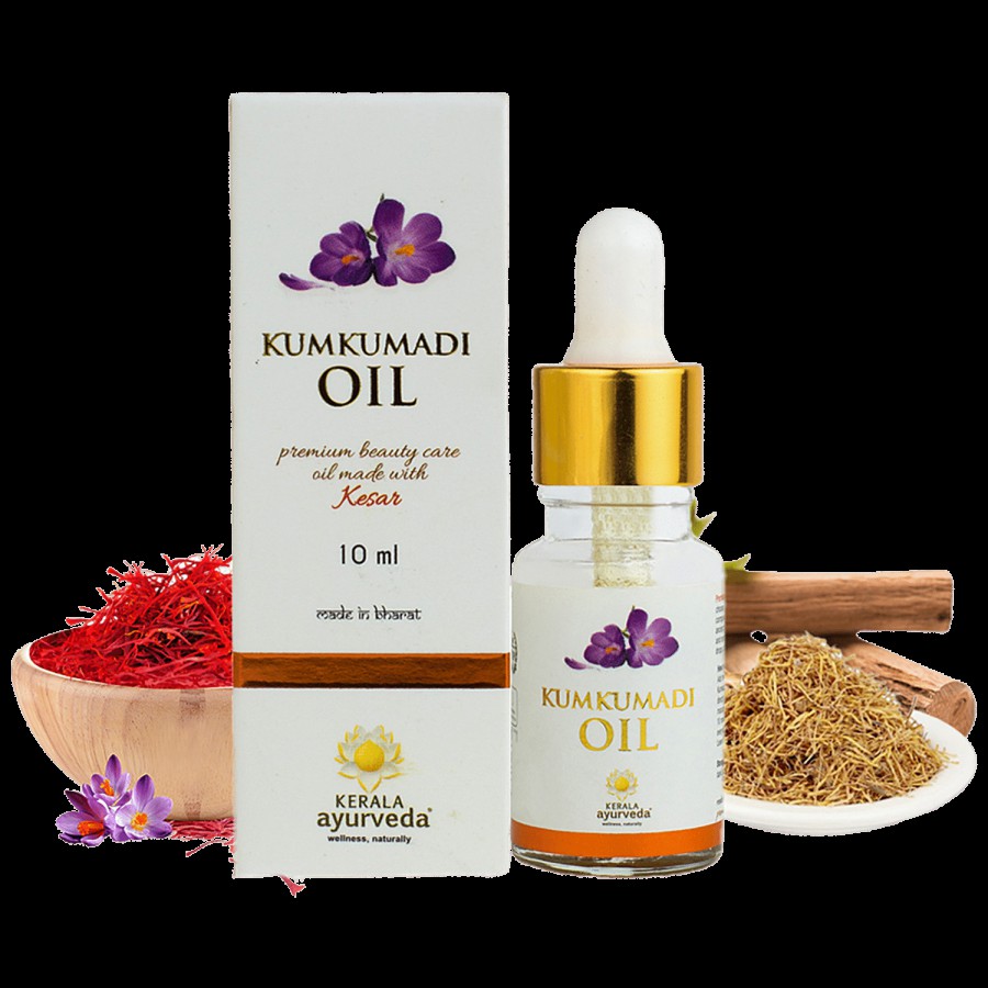 Kerala Ayurveda Kumkumadi Oil - Made With Kesar