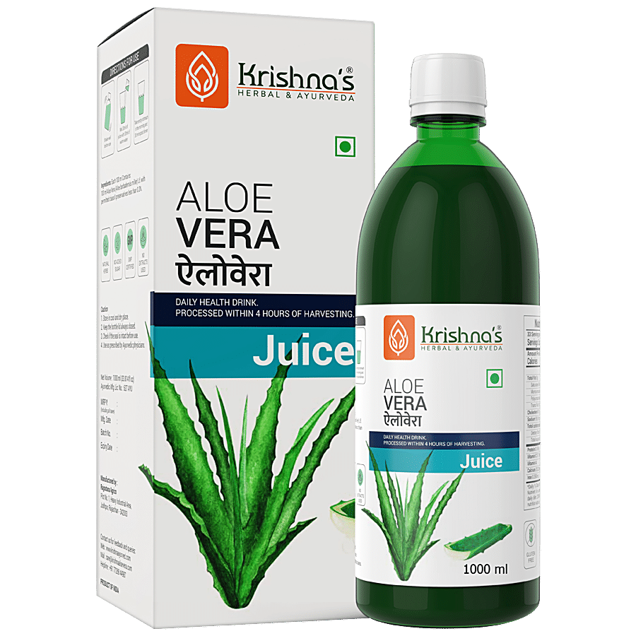 Krishnas Aloe Vera Juice - Rich In Vitamins