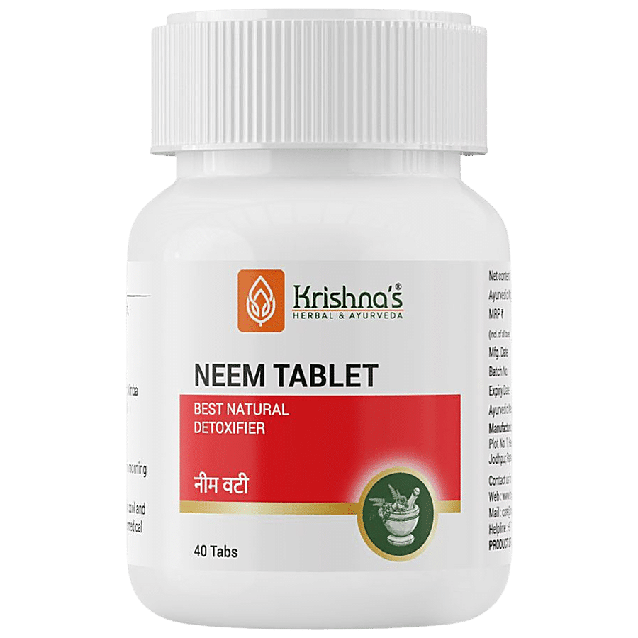 Krishnas Neem Vati Tablets - Authentic & Pure Ayurveda