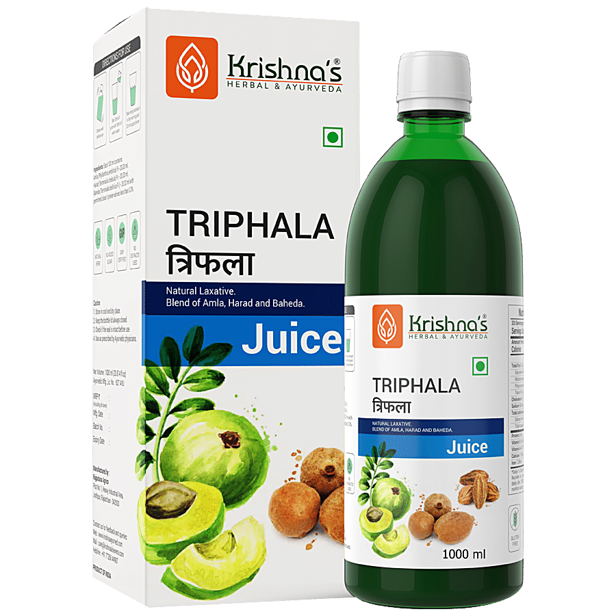 Krishnas Triphala Juice - Helps In Stomach Ache