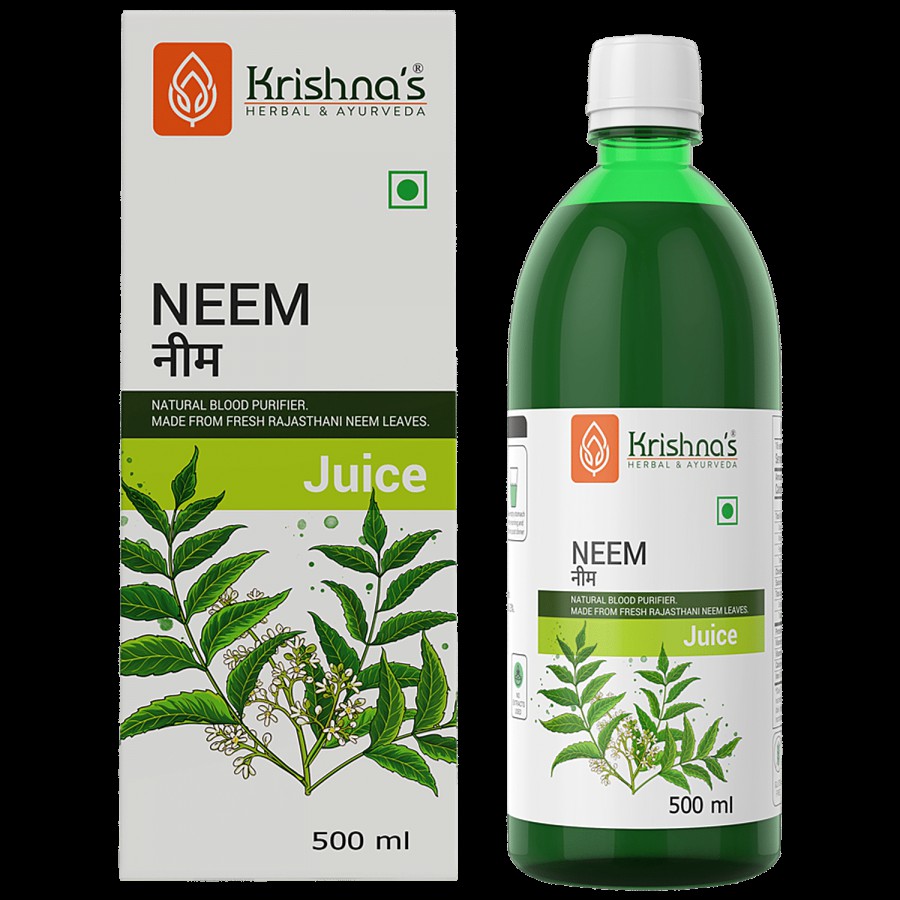 Krishnas Neem Juice - Treats Pimples