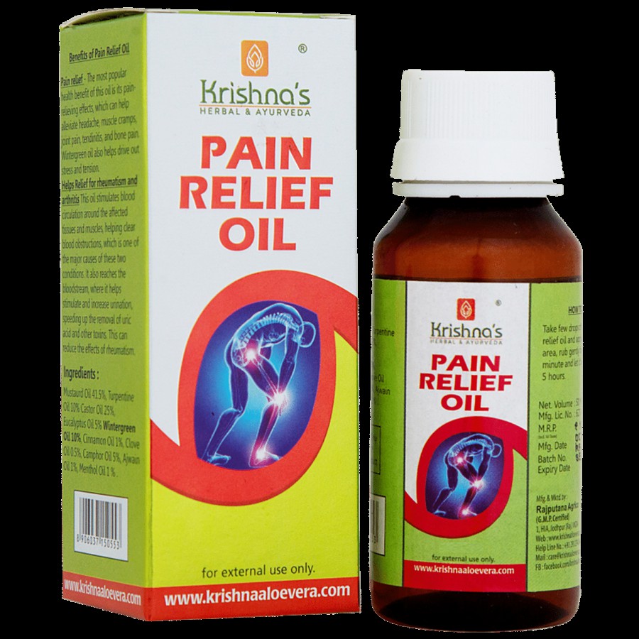 Krishnas Pain Relief Oil