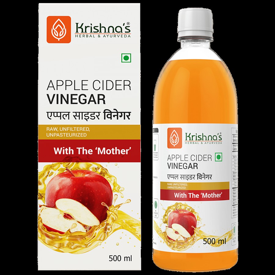 Krishnas Premium Apple Cider Vinegar - With The Mother