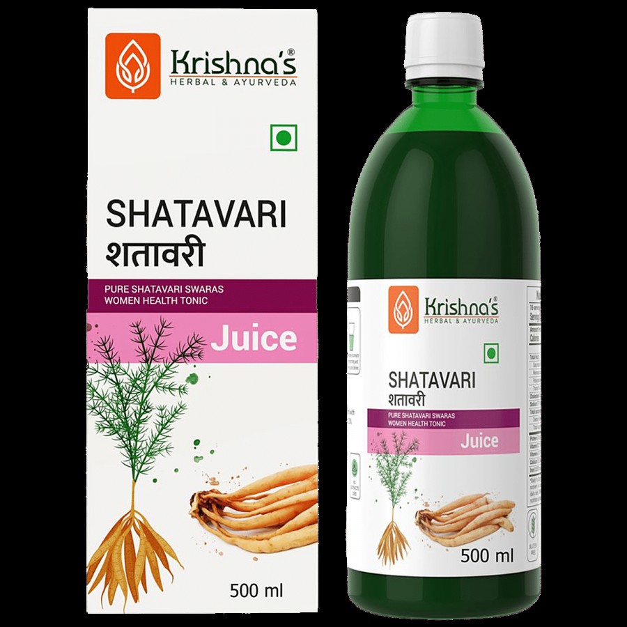 Krishnas Shatavari Juice - Cures Weakness