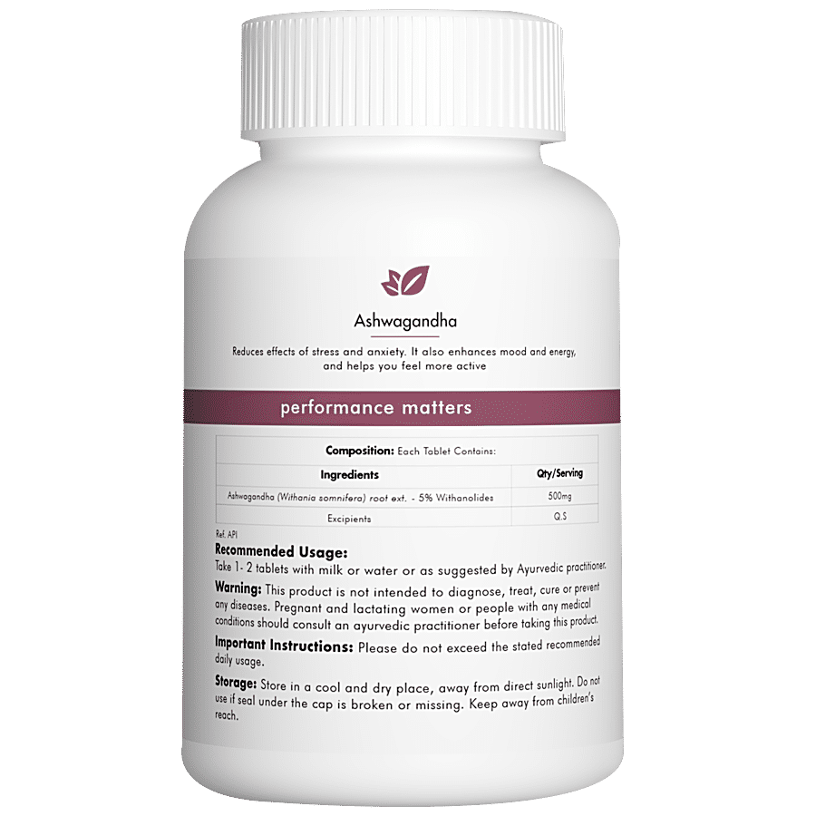 Man Matters Ashwagandha Tablets - Ayurvedic