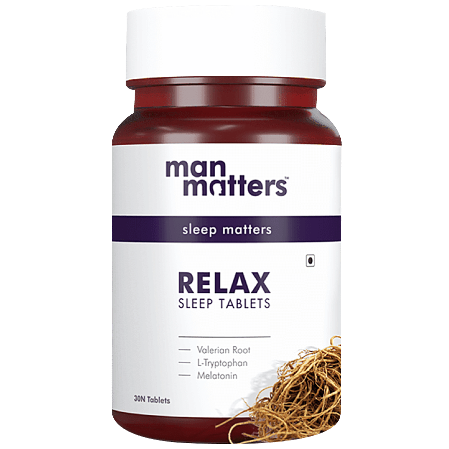 Man Matters Relax Sleep Tablets - Infused With Melatonin