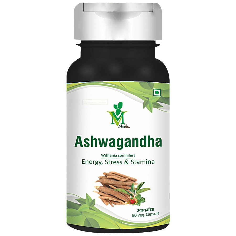 Mintveda Ashwagandha Veg Capsules