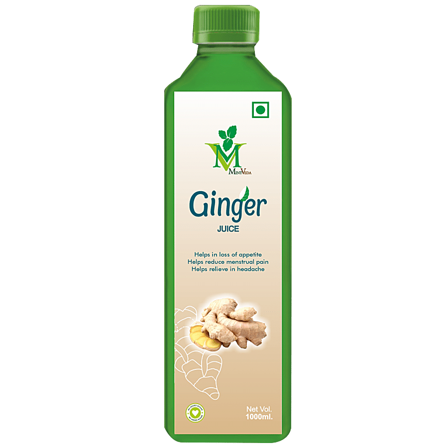 Mintveda Ginger Sugar Free Juice