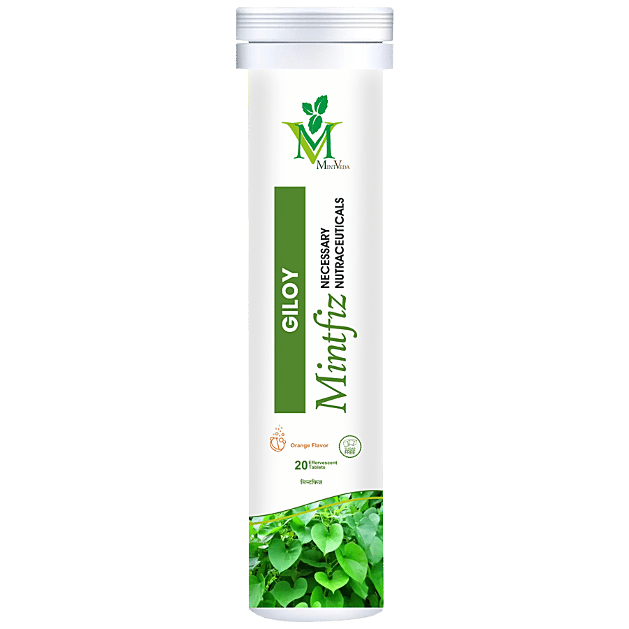 Mintveda Mintfiz - Giloy Effervescent Vegetarian Tablets