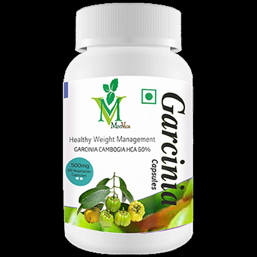 Mintveda Garcinia Cambogia 500mg Vegetarian Capsules - Fat Burner