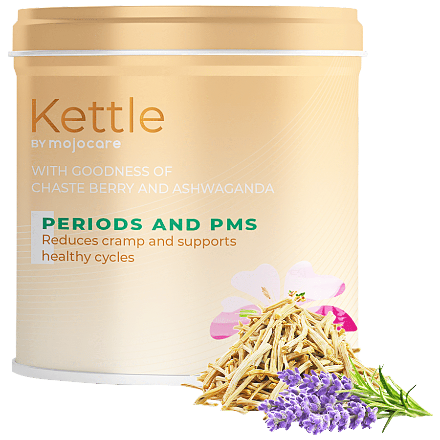 Mojocare Kettle Periods & PMS Management Tea - Reduces Cramps & Supports Healthy Cycles