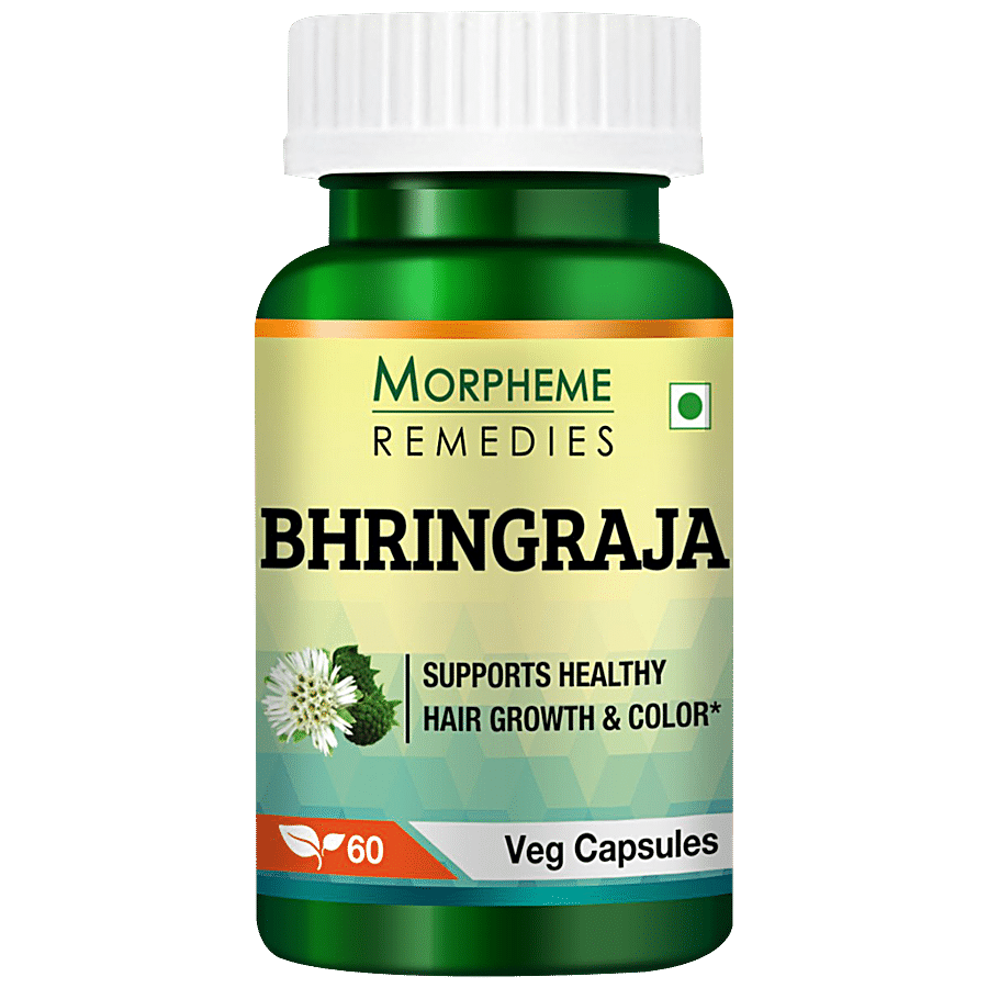 Morpheme Remedies Bhringraja Veg Capsules - 500 mg