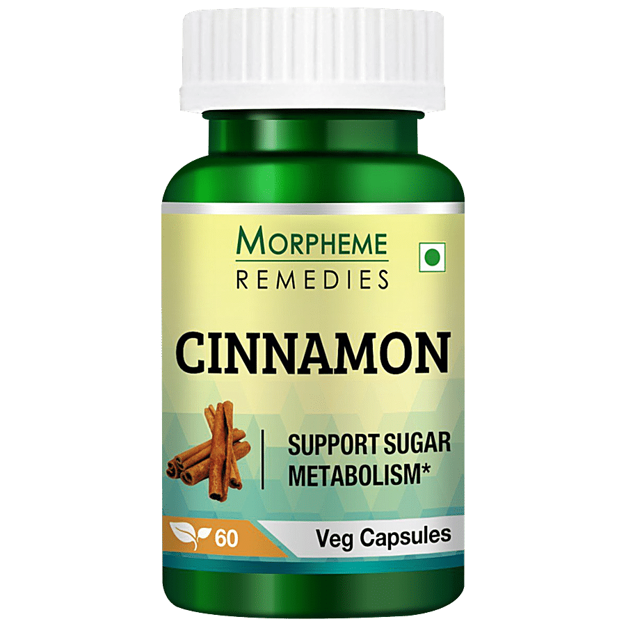 Morpheme Remedies Cinnamon Veg Capsules - 500 mg