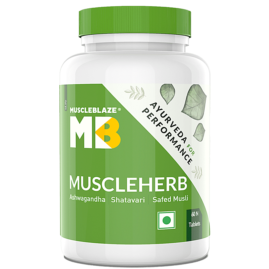 MuscleBlaze Muscle Herb Tablets - Ashwagandha