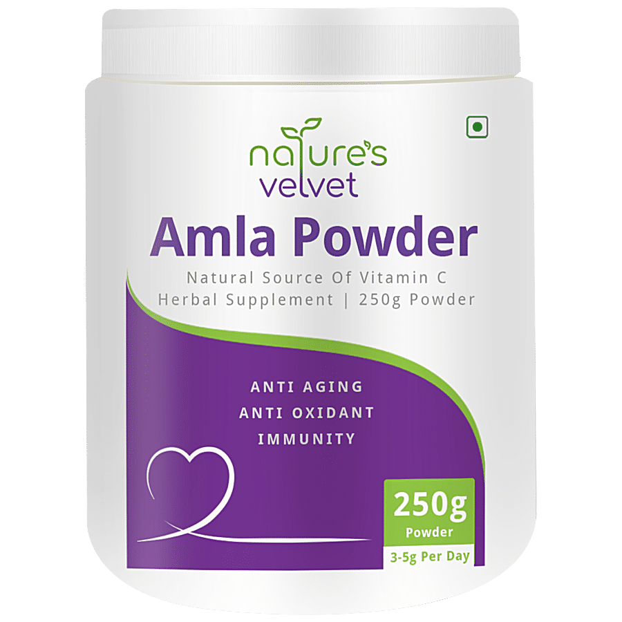 Natures Velvet Amla Powder - Natural Source Of Vitamin C