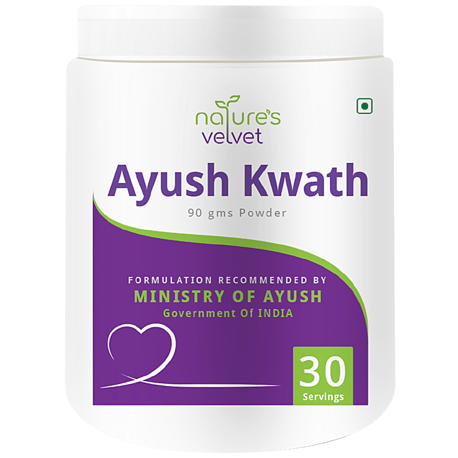 Natures Velvet Ayush Kwath Kadha - Immunity Booster Powder