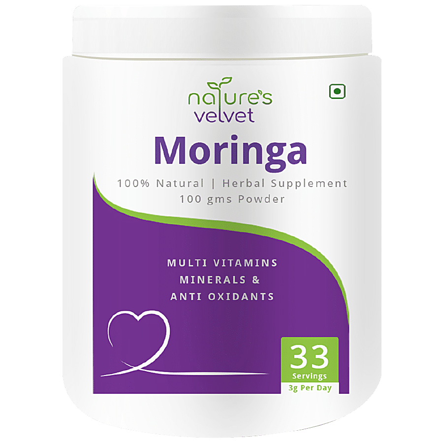 Natures Velvet Moringa Leaf Powder - Multivitamin