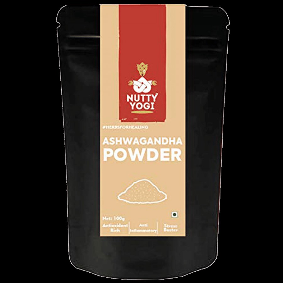 Nutty Yogi Ashwagandha Powder - Rich In Antioxidant