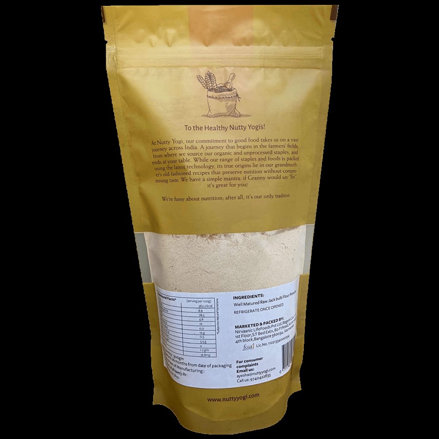 Nutty Yogi Nutri Jackfruit Powder - Rich In Protein & Iron