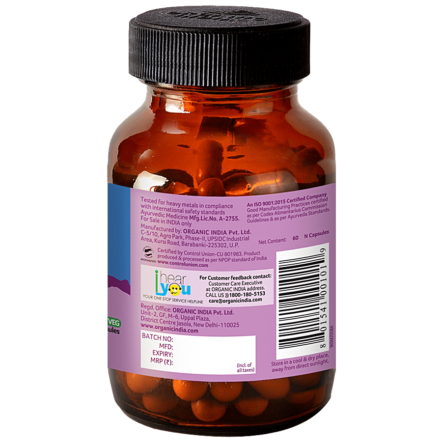 Organic India Ashwagandha Capsules