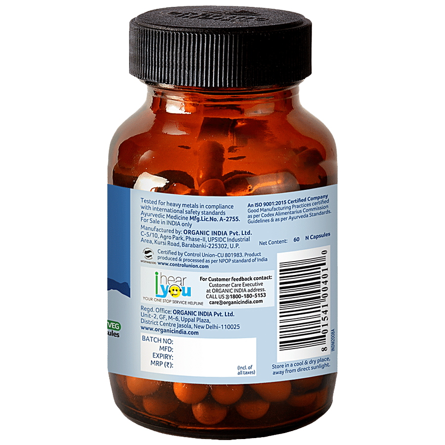 Organic India Bowelcare Capsules