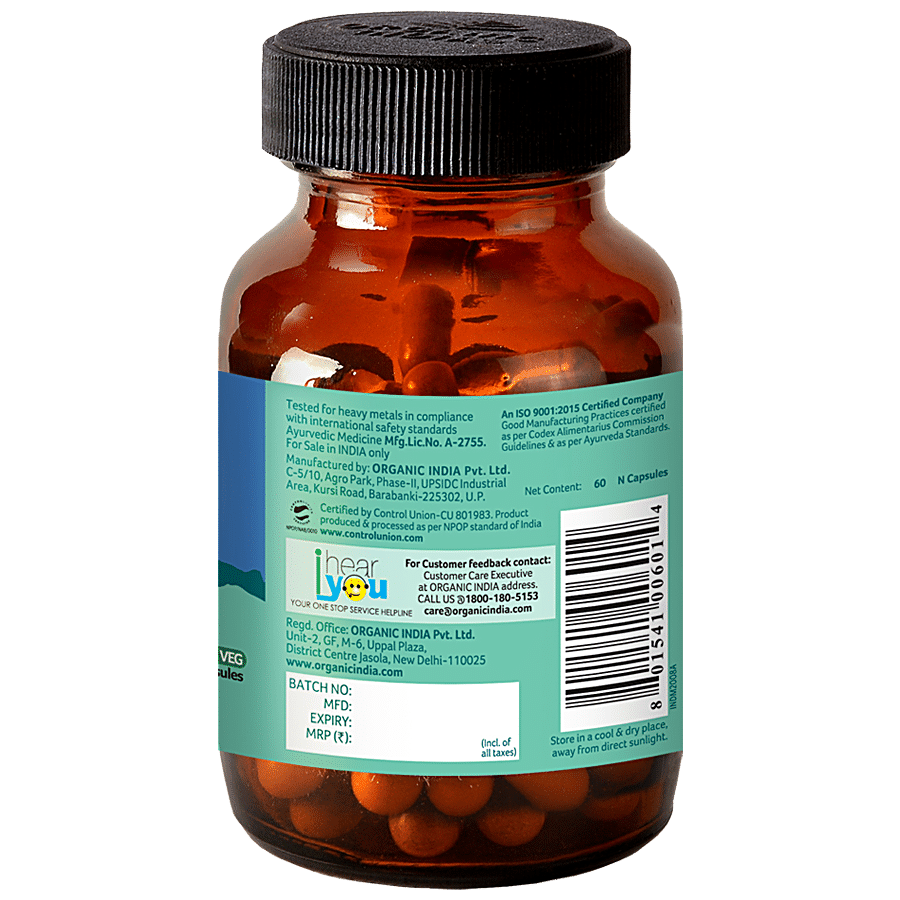 Organic India Breathe Free Capsules