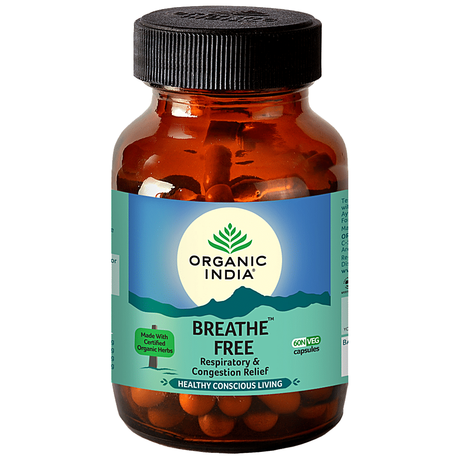 Organic India Breathe Free Capsules