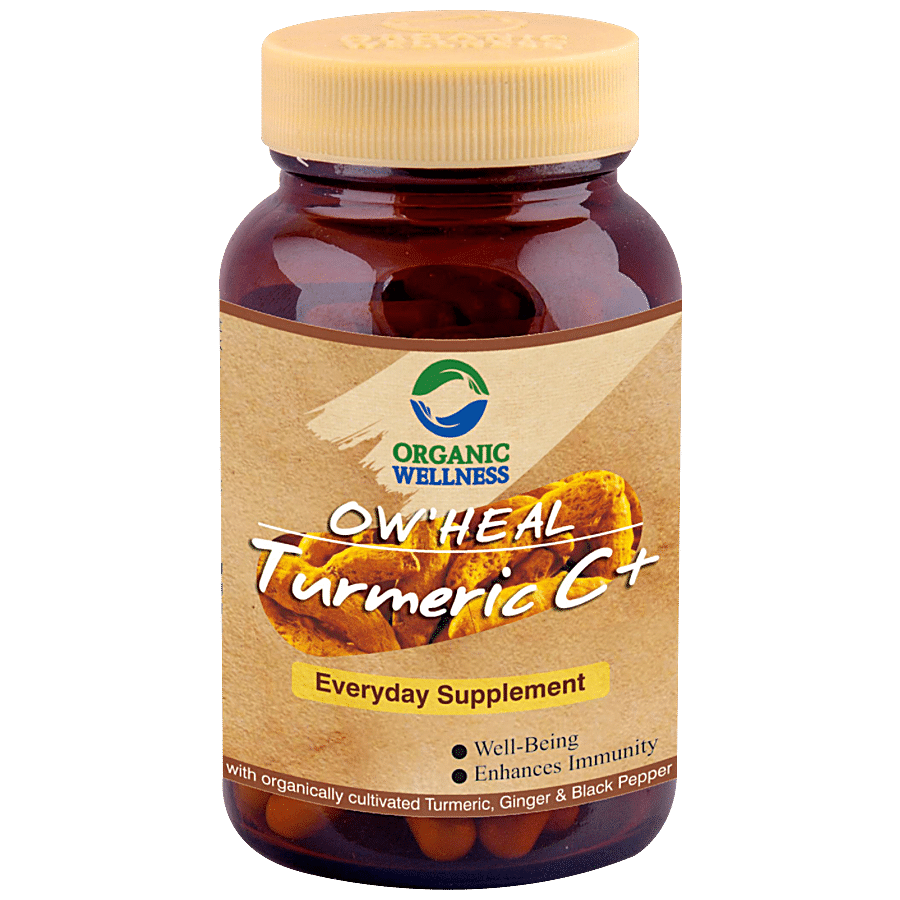 Organic Wellness Ow' Heal Turmeric C+ Capsules - Ginger & Black Pepper