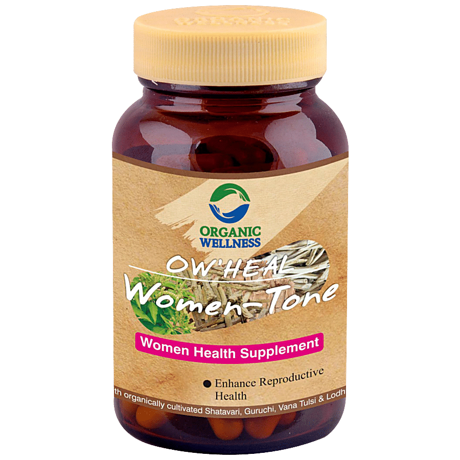 Organic Wellness Ow' Heal Women-Tone Capsules - Shatavari & Tulsi