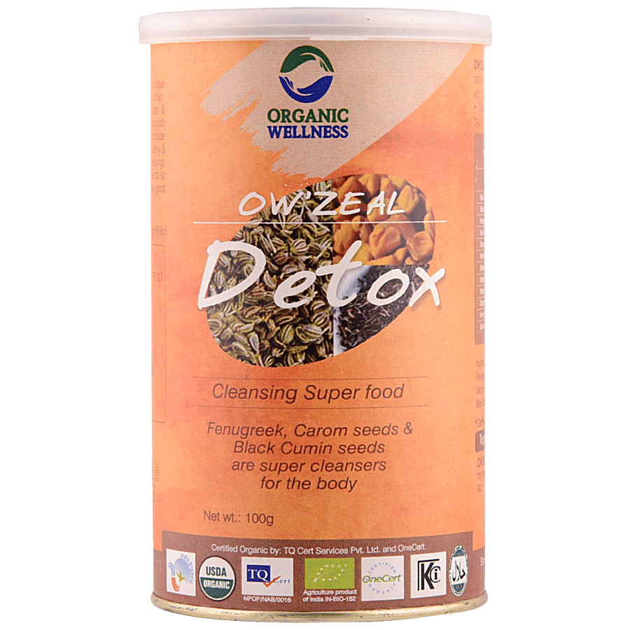 Organic Wellness Ow' Zeal Detox Seeds - Cleansing Super Food