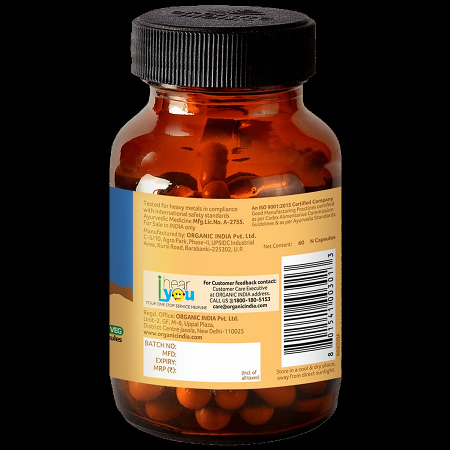 Organic India Beautiful Skin Capsules