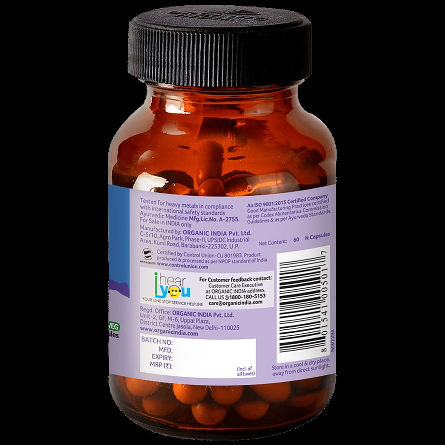 Organic India Brahmi Capsules