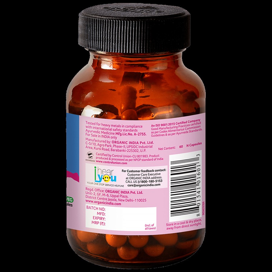 Organic India Shatavari Capsules