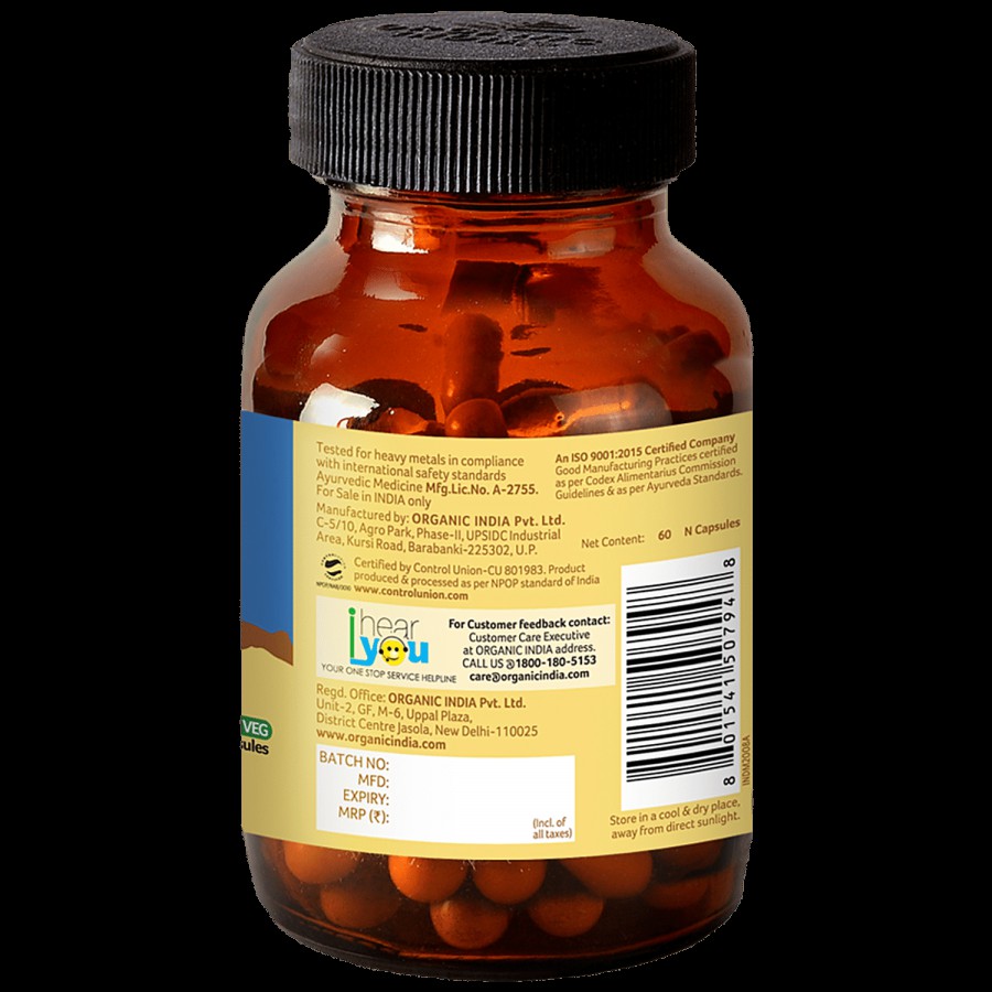 Organic India Turmeric Capsules