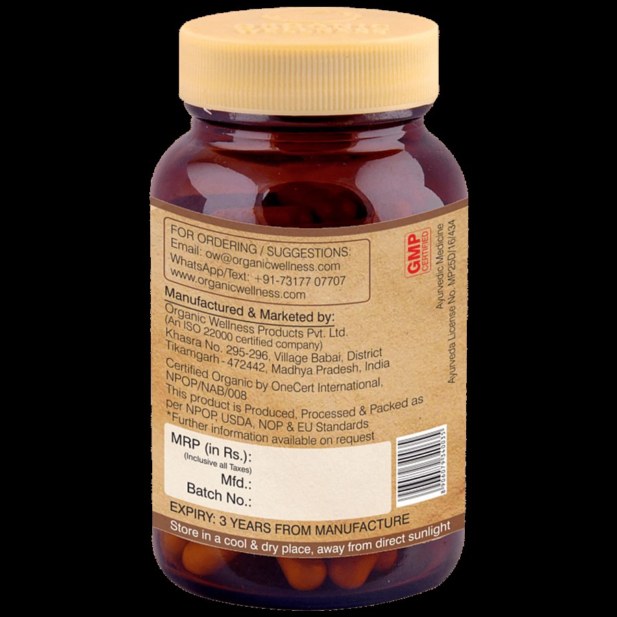 Organic Wellness Ow' Heal Amla C+ Capsule - Rich In Vitamin