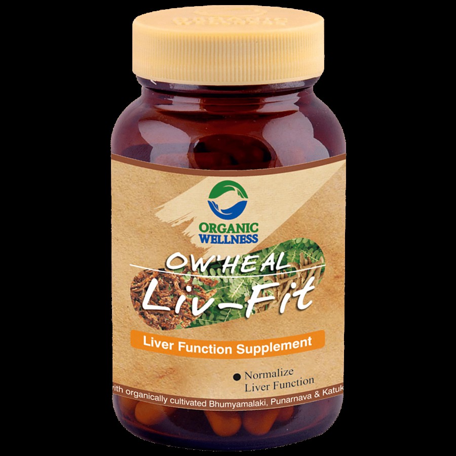 Organic Wellness Ow' Heal Liv-Fit Capsules - Herbal Extract